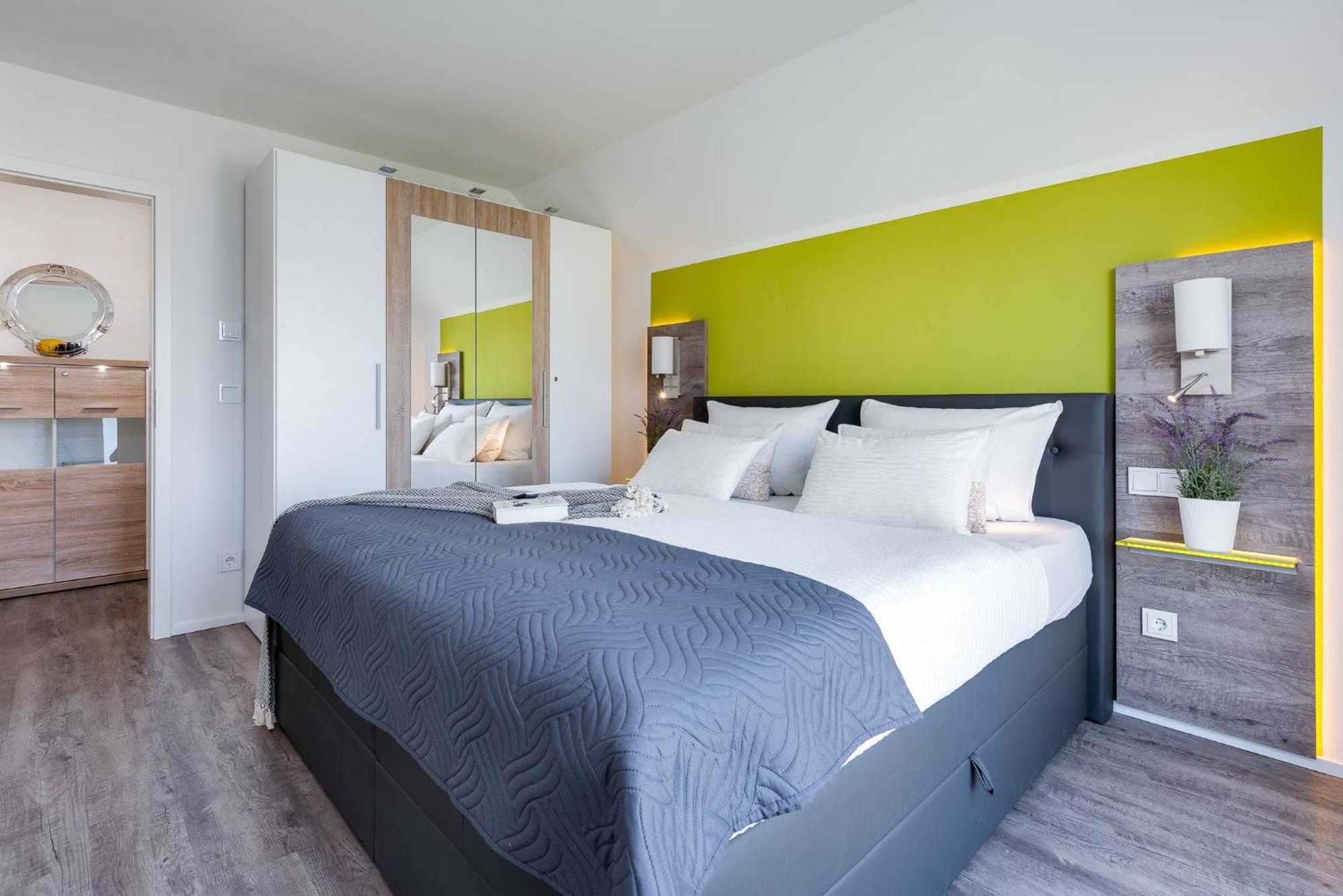Fewo Kapitaen James Cook By Seeblick Ferien Oro, Wasserbett, E-Ladesaeule, 奥尔本尼兹 外观 照片